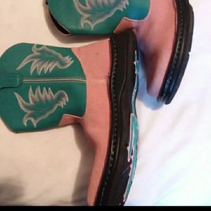 NWOT Sz.7.5M Womens Double H Western Boots